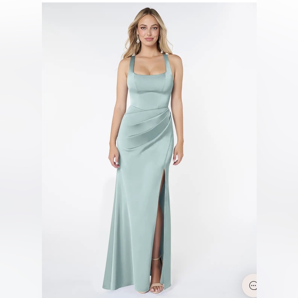 Azazie Mero Gown with Slit